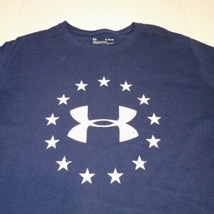 Under Armour Men's Navy Star Logo Tee